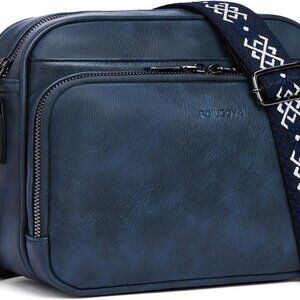Crossbody Purses for Women Trendy,Vegan Leather Medium Crossbody Bag,Women's Cro